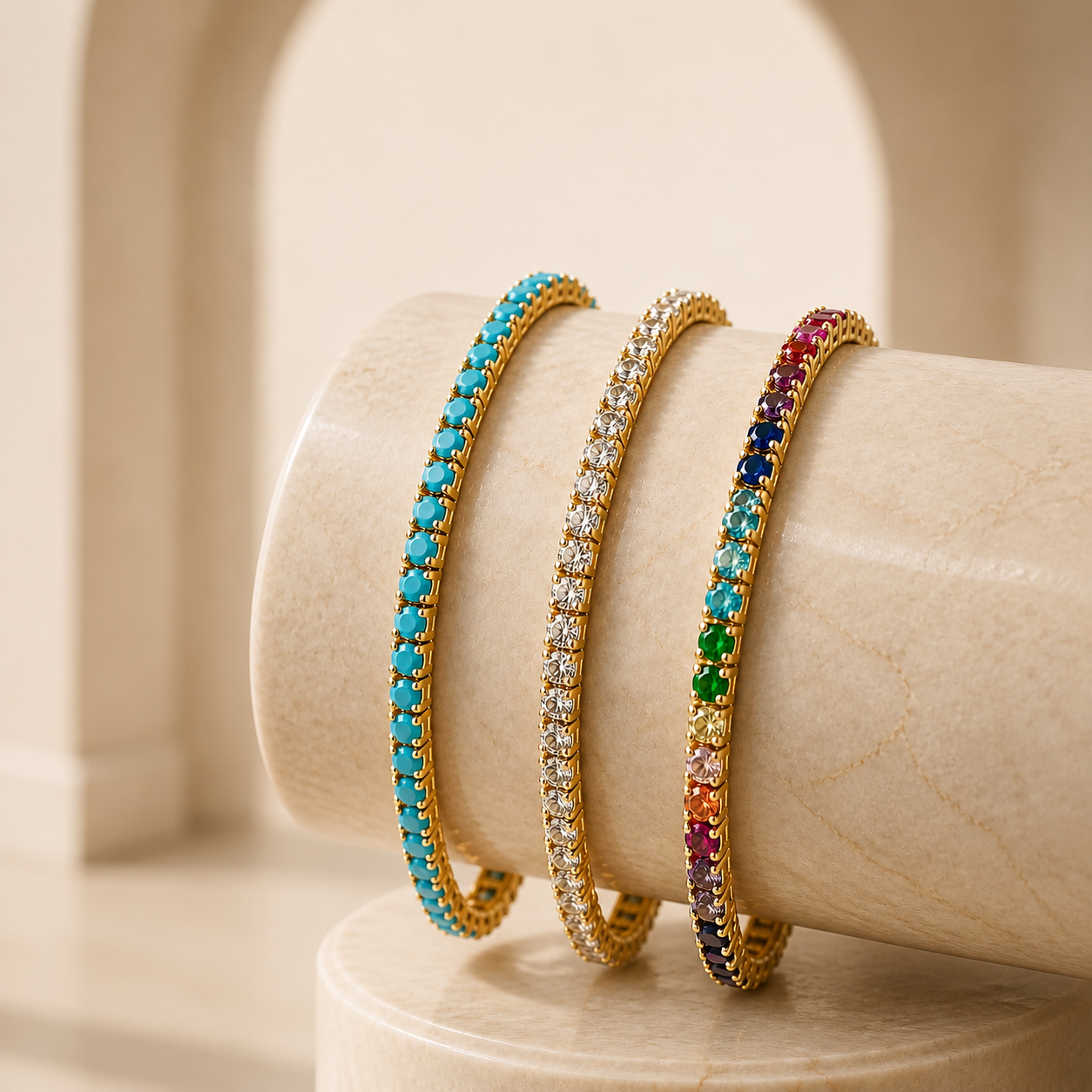 Luce Tennis Bracelet