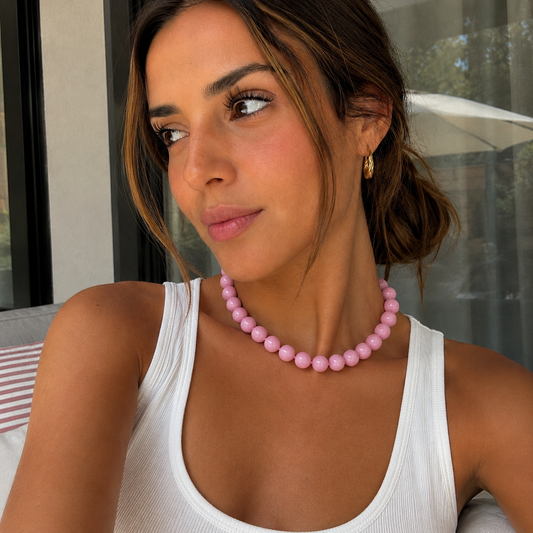 Bubblegum Pink Necklace