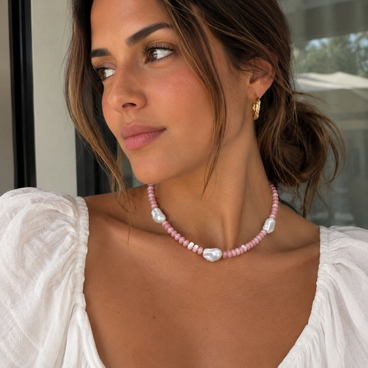 Blush Baroque Necklace