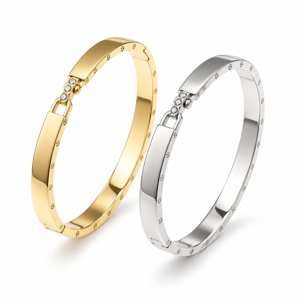 Sleek Hinged Bangle