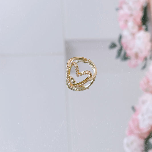 Lily Heart Shape Ring