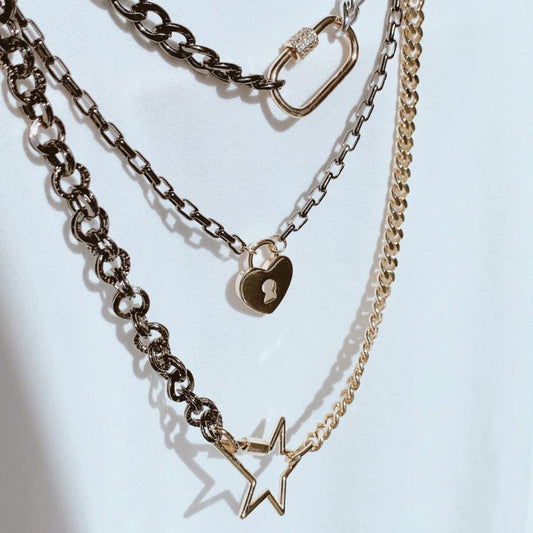 Amber Star Chain Necklace