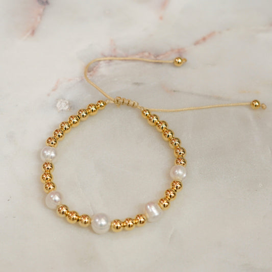 Beaded Pearls Bracelet