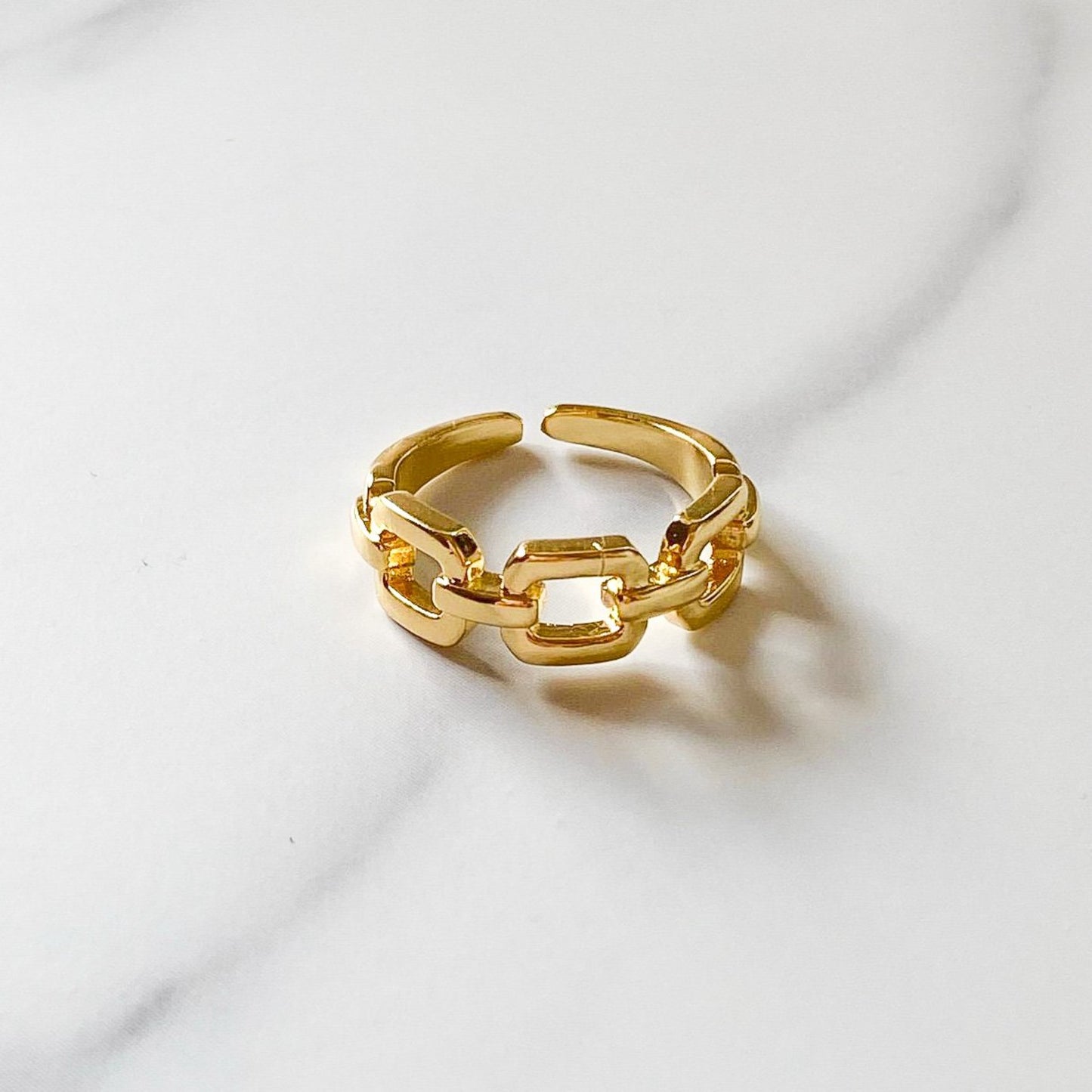 Becca Gold-filled ring by ISVI Boutique Miami, water resistant, adjustable and hypoallergenic ring, made in Brazil