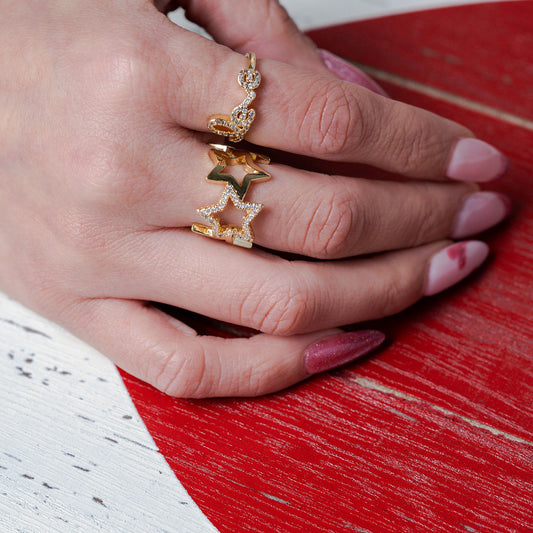Cursive Love Ring
