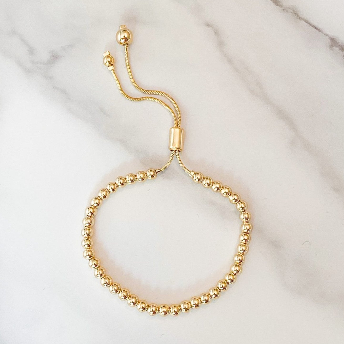 Gold-Filled Bead Bracelet