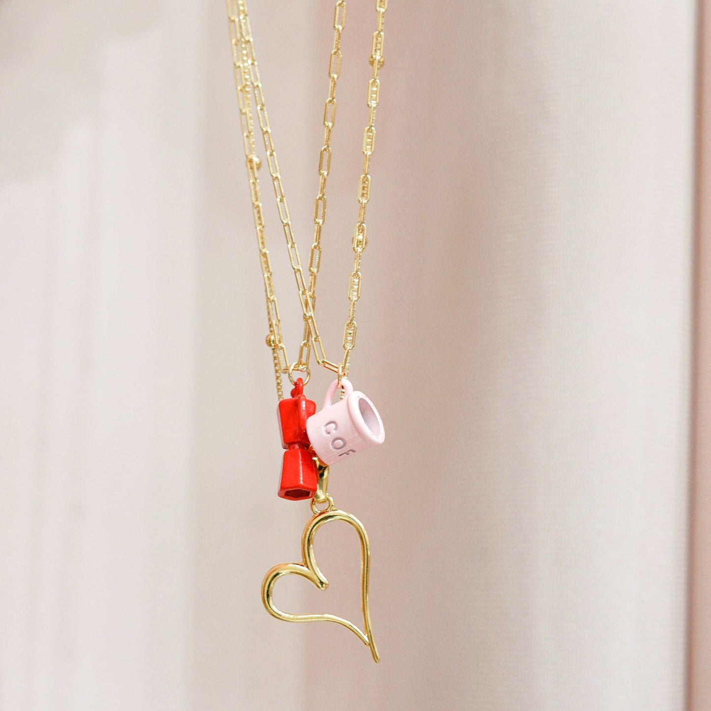 Heart Shape Gold Filled Necklace