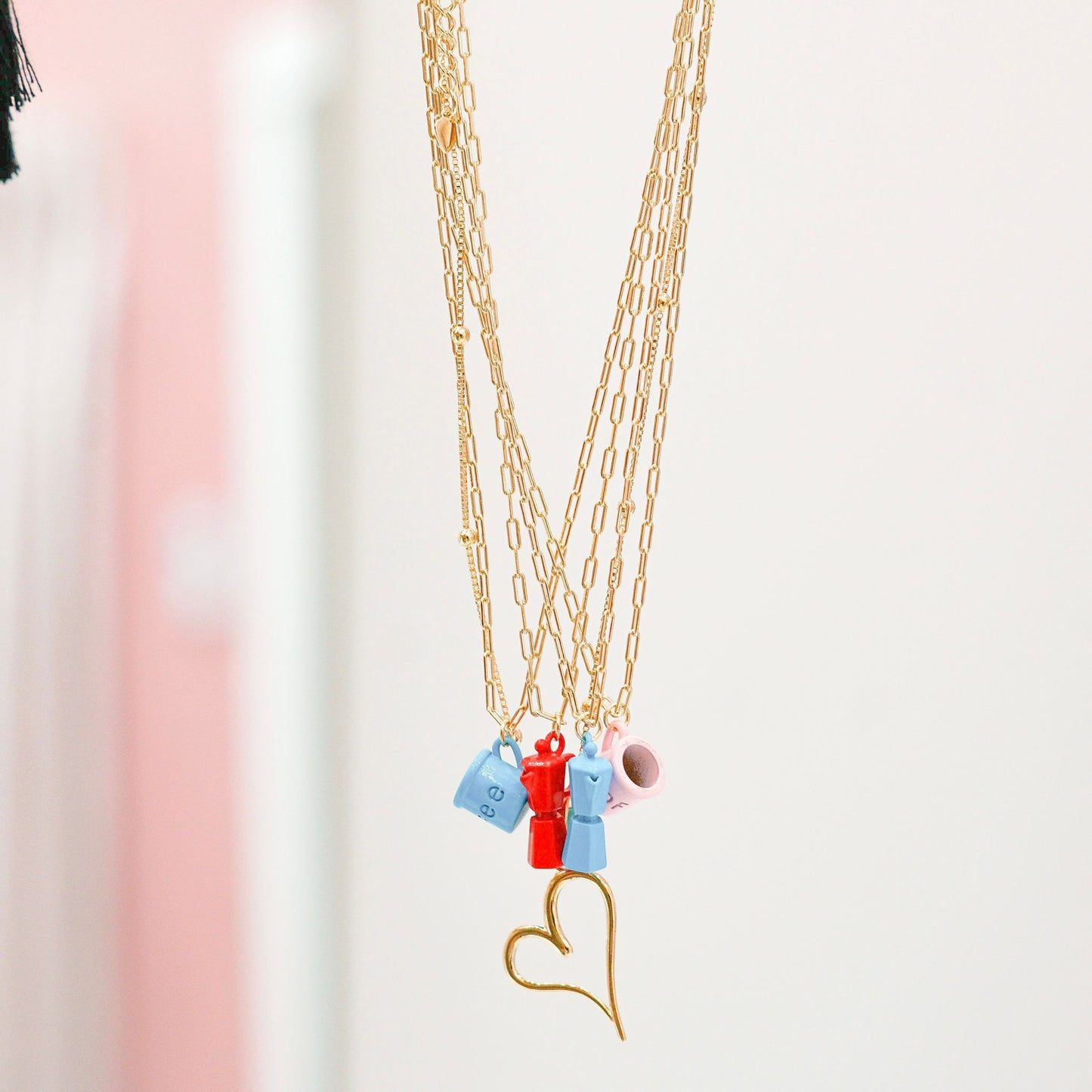 Heart Shape Gold Filled Necklace