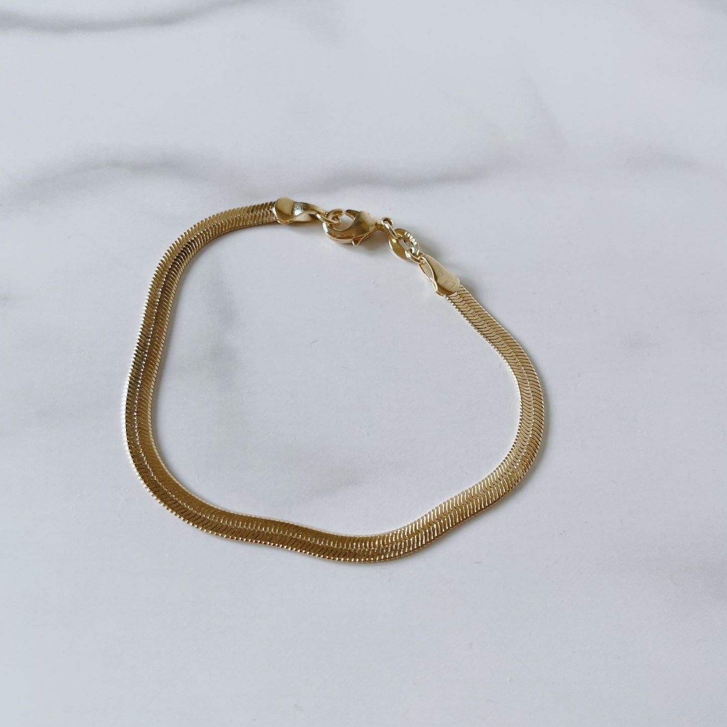 Herringbone Gold Filled Bracelet