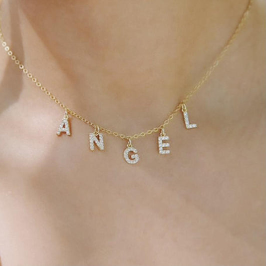 Gold Plated - Custom Letter Necklace