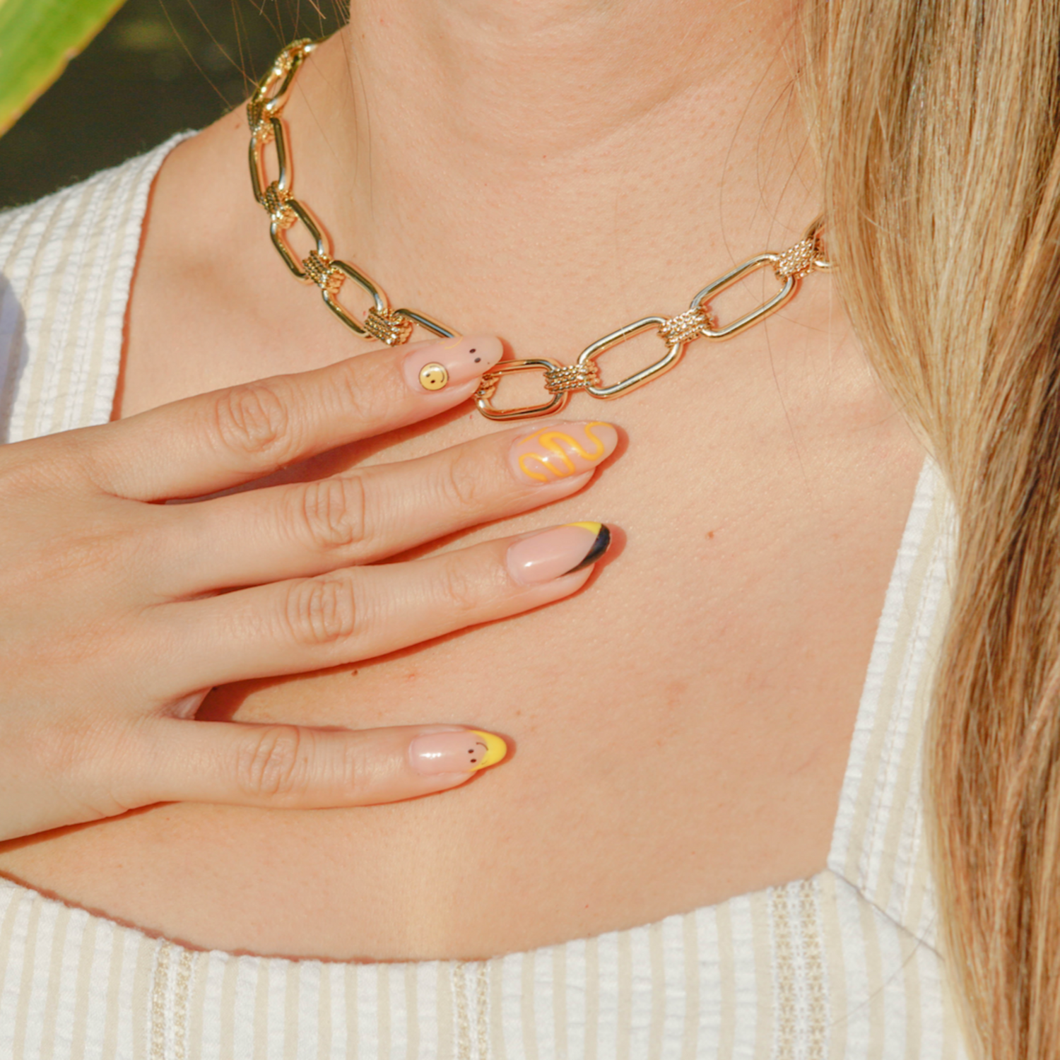 Kina necklace, gold-filled, by ISVI Boutique Miami