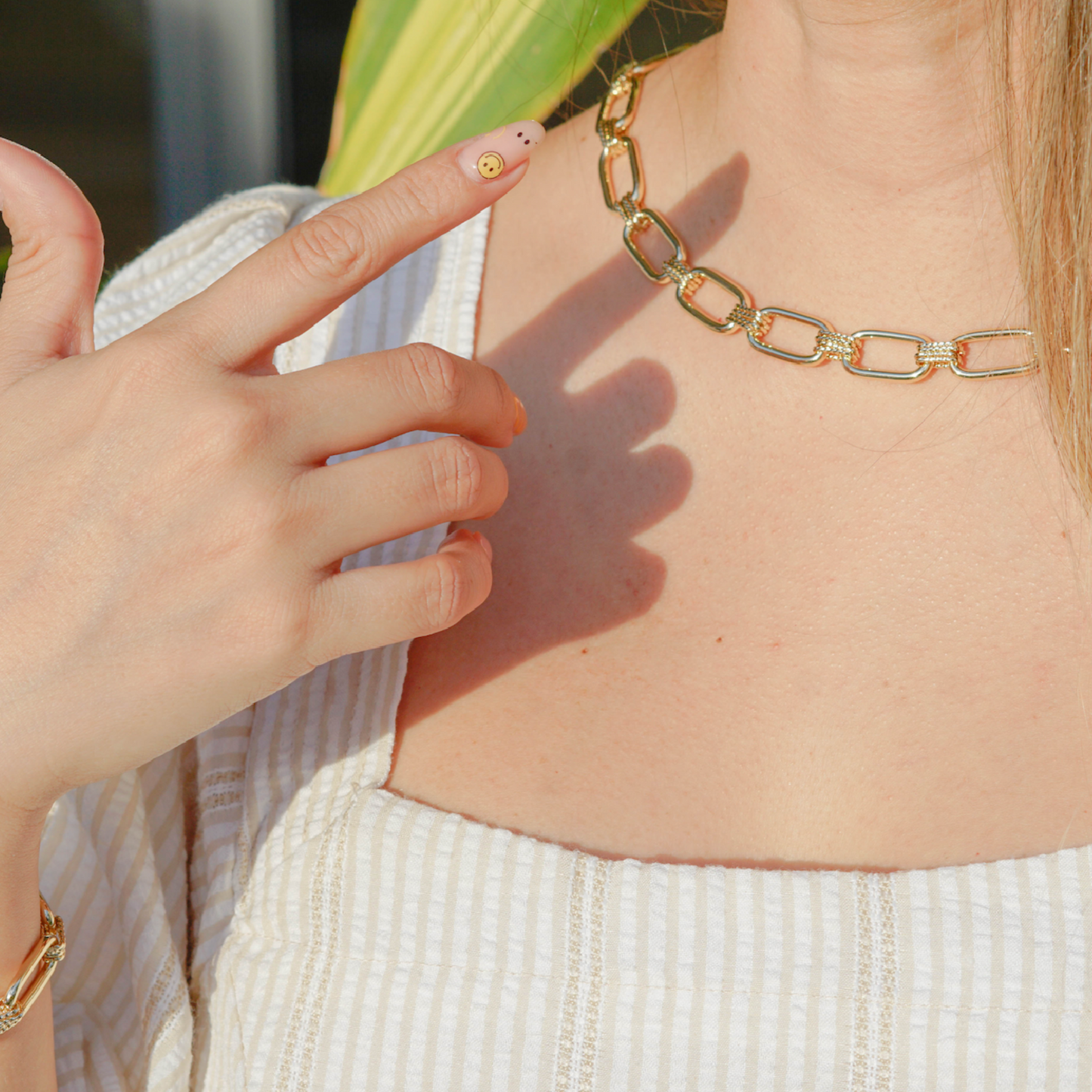 Kina gold-filled neckllace by ISVI Boutique Miami