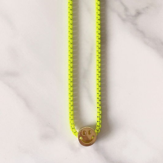 Mandy rope happy necklace, summer babe collection, isvi boutique