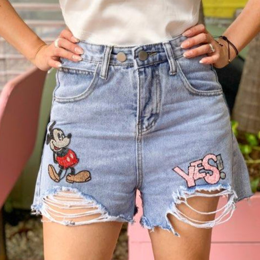 Mickey Denim Short, ISVI Boutique Miami