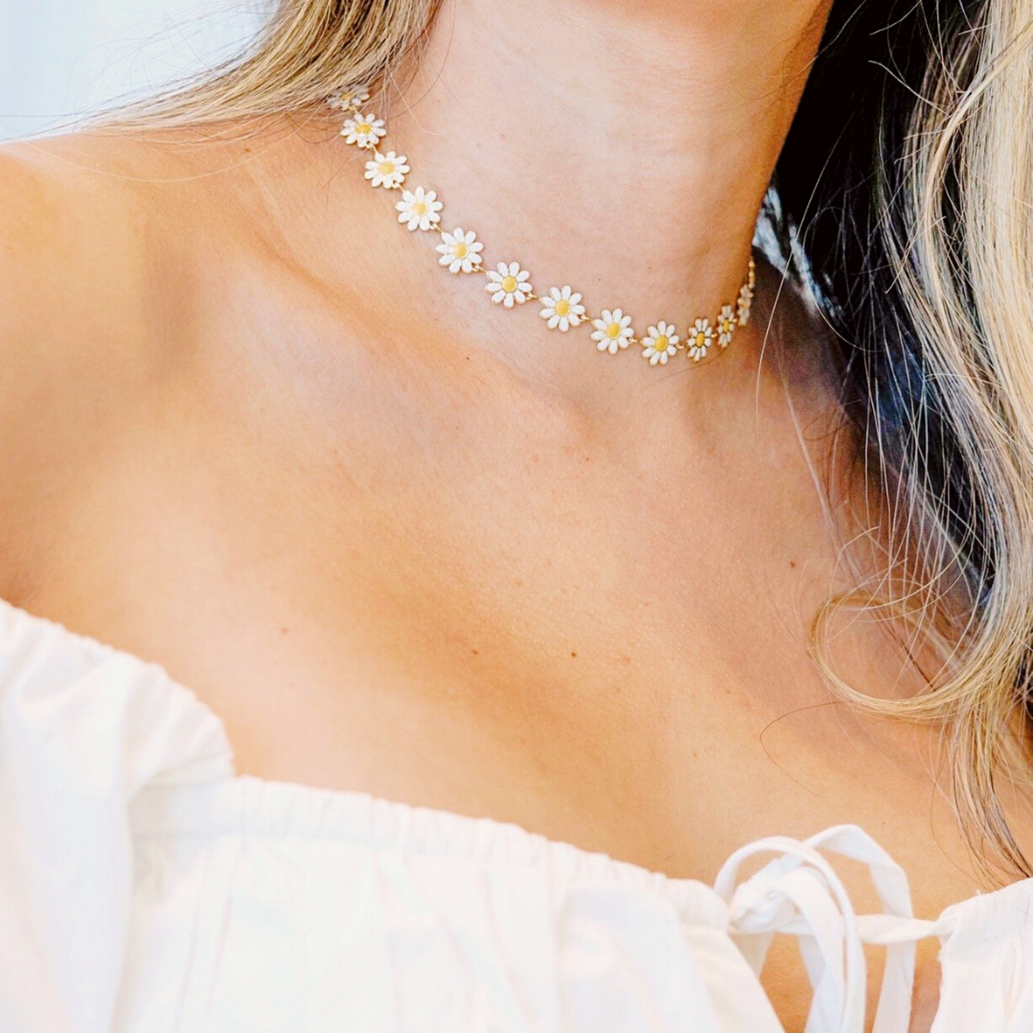 Miss Daisy Choker gold-plated 18k over brass by ISVI Boutique Miami