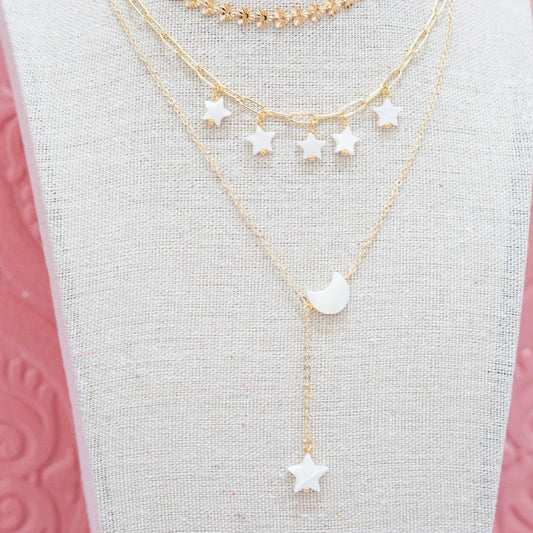Moon-Star Nacre Necklace