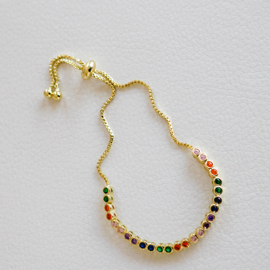 Rainbow Adjustable Bracelet