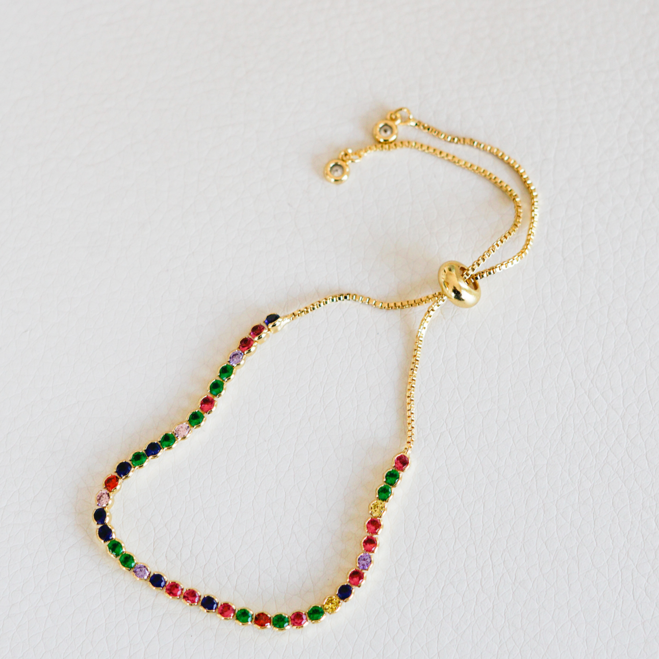 Rainbow Adjustable Bracelet