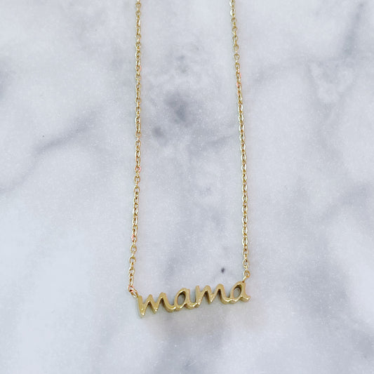 Mama Stainless Steal Necklace