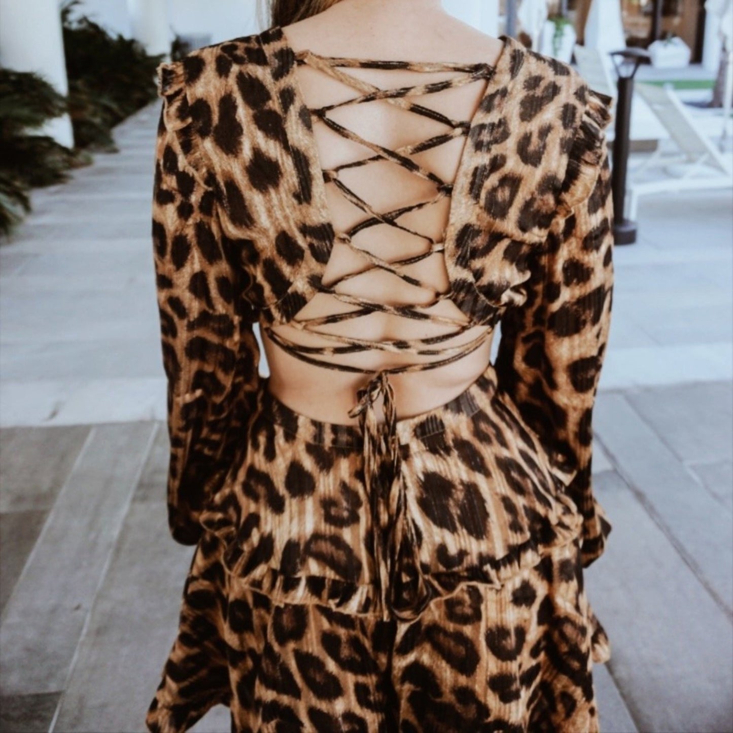 Ava Leopard Dress