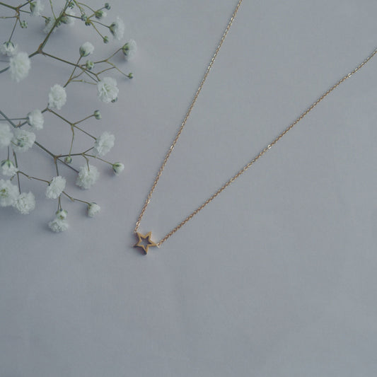 Open Star Necklace