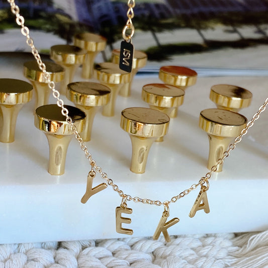 Custom Name Necklace Plain letters