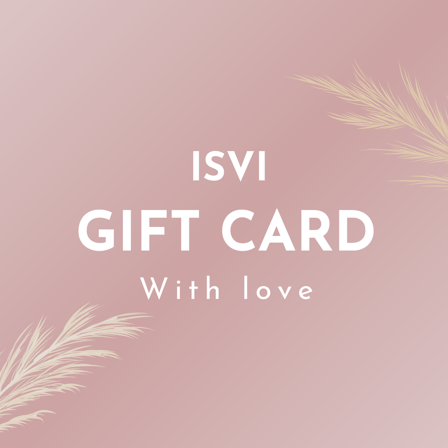 ISVI Gift card
