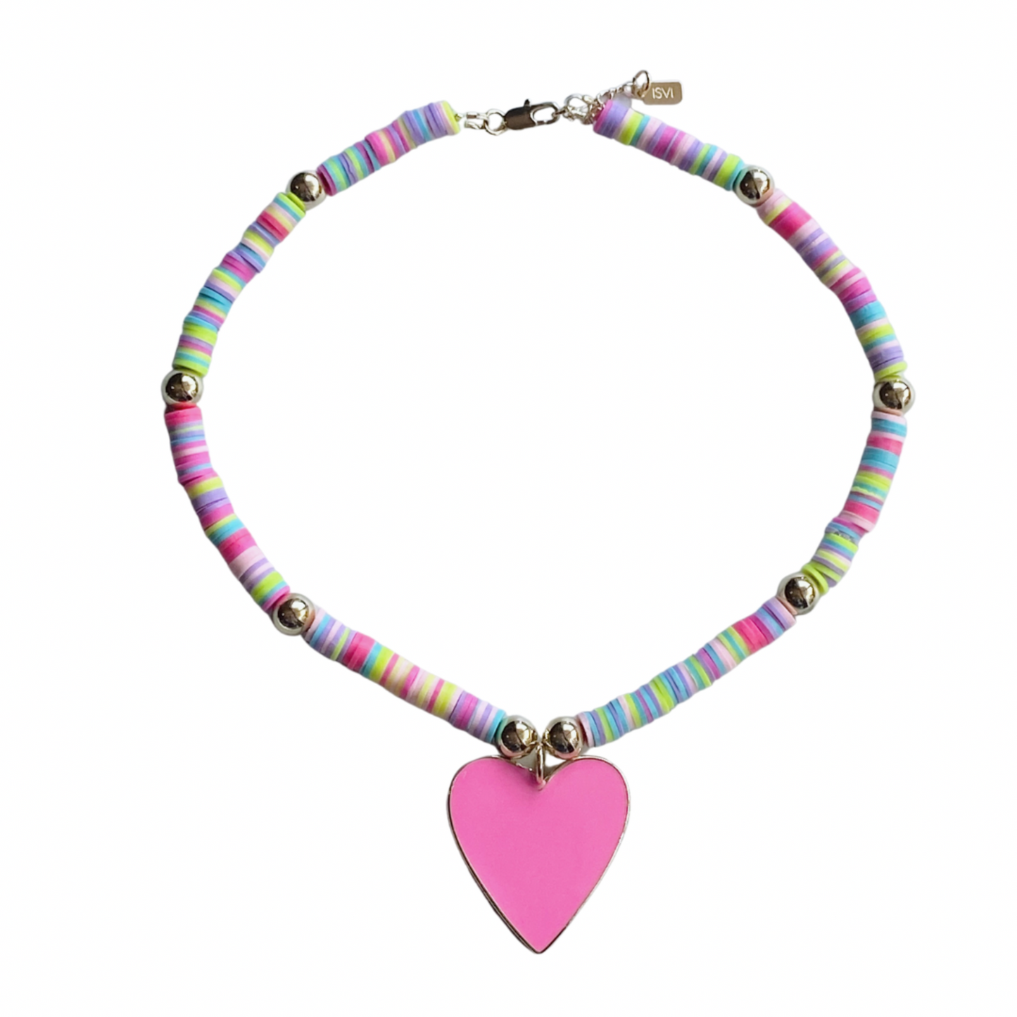 Multicolor Puka Heart